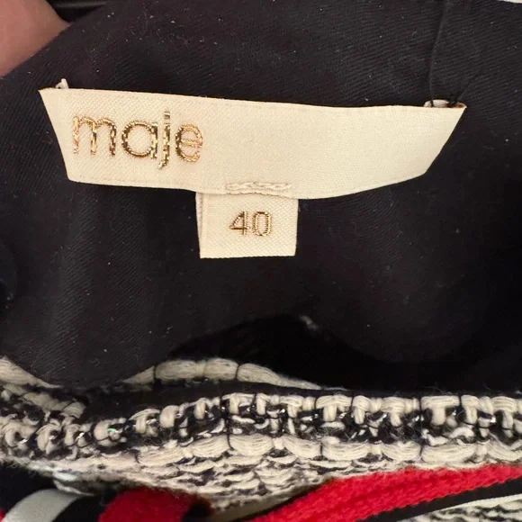 Maje "Visala" Tweed-Effect Matching Set - Picture 13 of 14